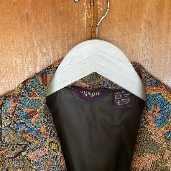 Vintage Patterned Blazer - Picture 4 of 10